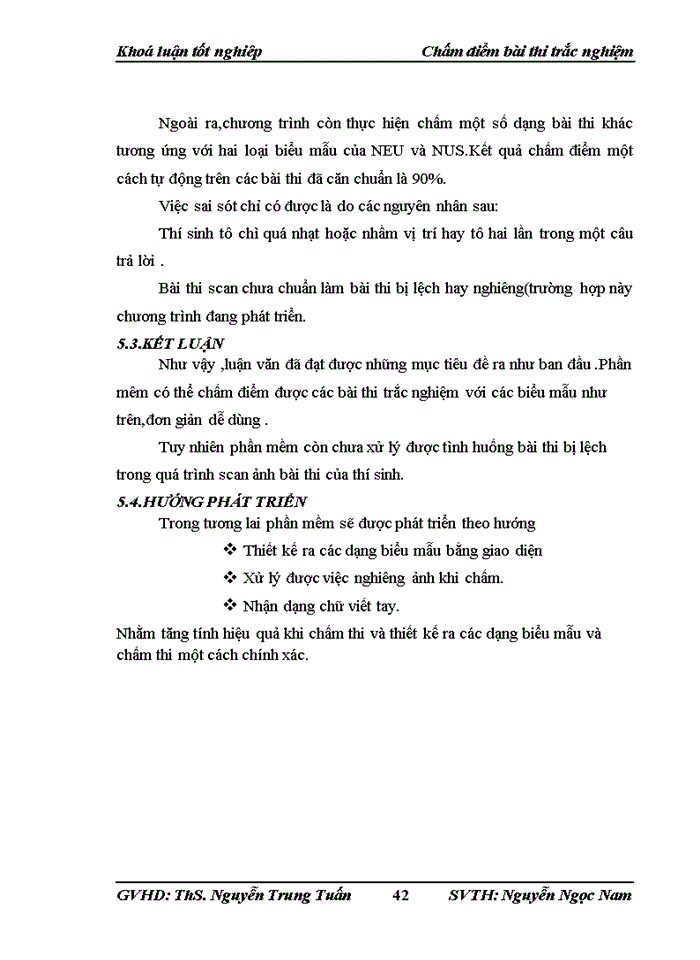 image for page Xây dựng phần mềm chấm điểm bài thi trắc nghiệm dựa vào biểu mẫu