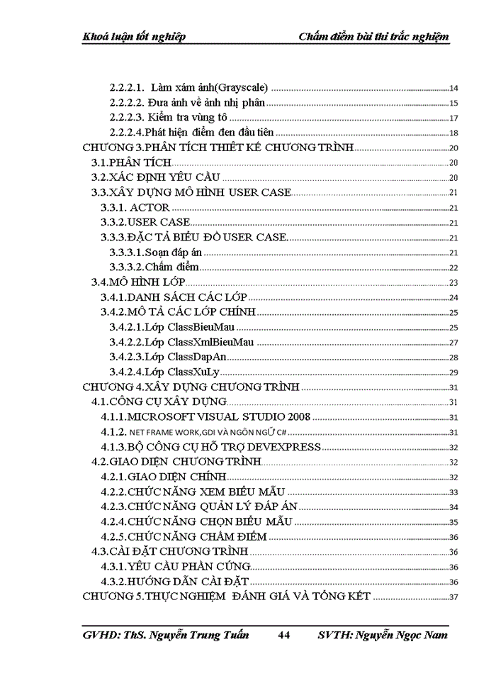 image for page Xây dựng phần mềm chấm điểm bài thi trắc nghiệm dựa vào biểu mẫu