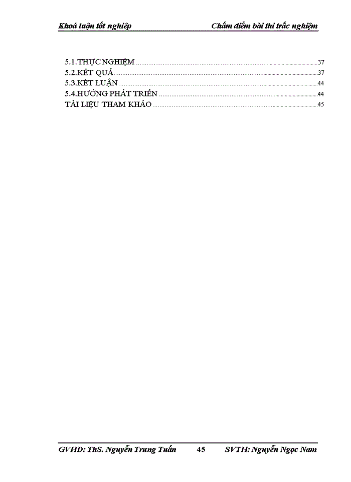 image for page Xây dựng phần mềm chấm điểm bài thi trắc nghiệm dựa vào biểu mẫu