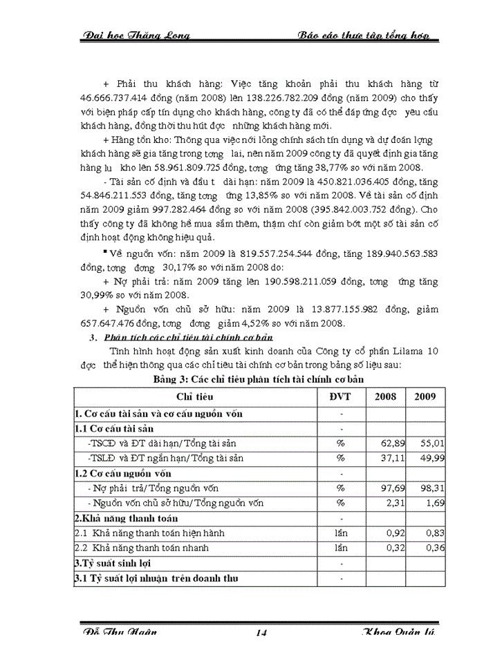 image for page Thực trạng hoạt động Sản xuất Kinh doanh của Công ty cổ phần lilama 10