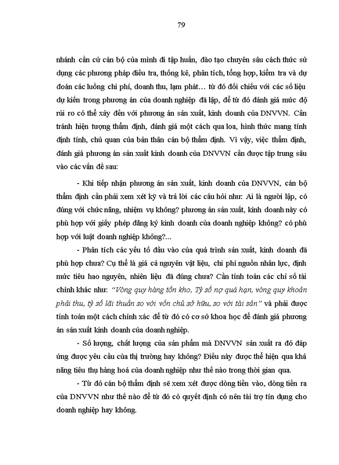 image for page THS Nâng cao chất lượng thẩm định tín dụng ngắn hạn đối với doanh nghiệp vừa và nhỏ tại Ngân hàng Nông nghiệp và Phát triển Nông thôn chi nhánh nam hà n