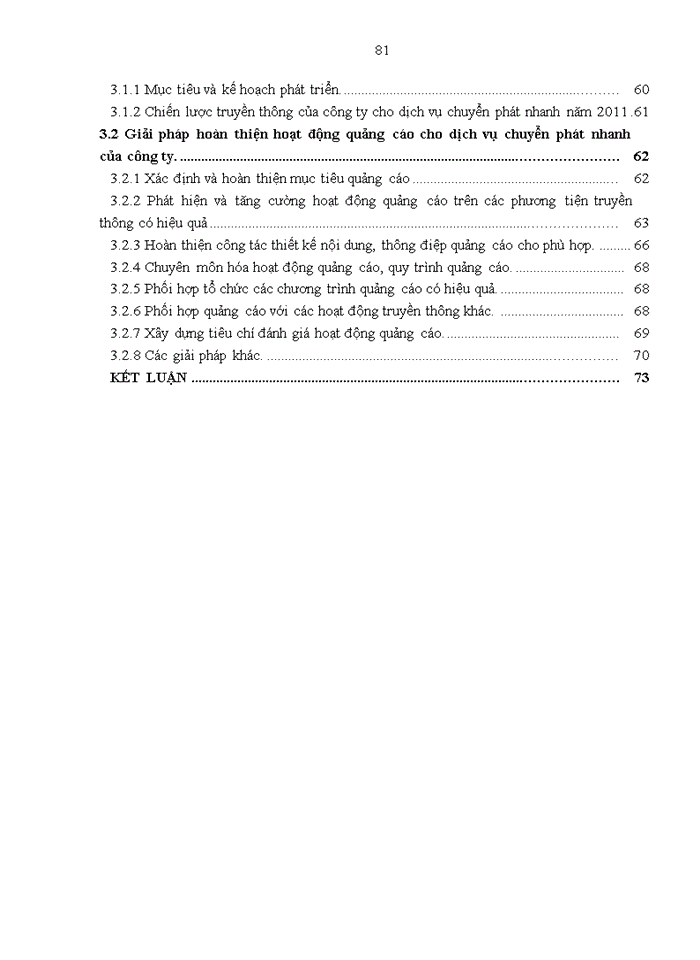 image for page Thực trạng hoạt động Marketing và các hoạt động Quảng cáo cho dịch vụ Chuyển phát nhanh của Công ty Trách nhiệm Hữu hạn Thương mại và Dịch vụ hàng hóa Con Thoi