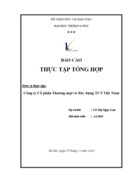 Báo cáo thực tập tổng hợp tại Công ty Cổ phần Thương mại và Xây dựng TCT Việt Nam