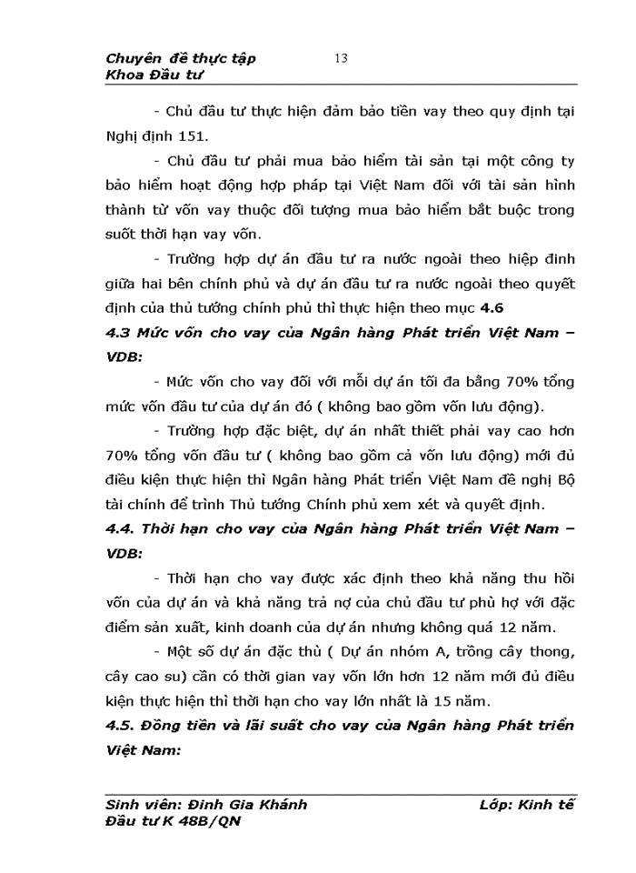 image for page Công tác thẩm định dự án vay vốn đầu tư thủy điện tại Ngân hàng phát triển Việt Nam VDB