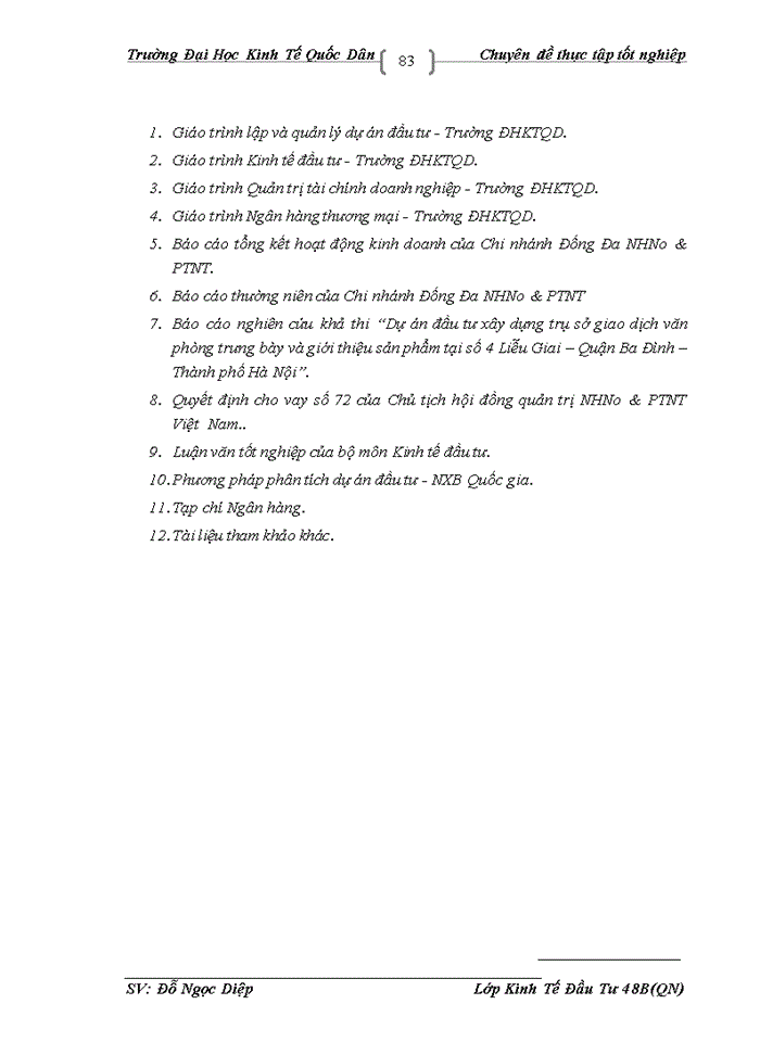 image for page Công tác thẩm định dự án đầu tư vay vốn tại Chi nhánh Đống Đa Ngân hàng Nông nghiệp và Phát triển Nông thôn