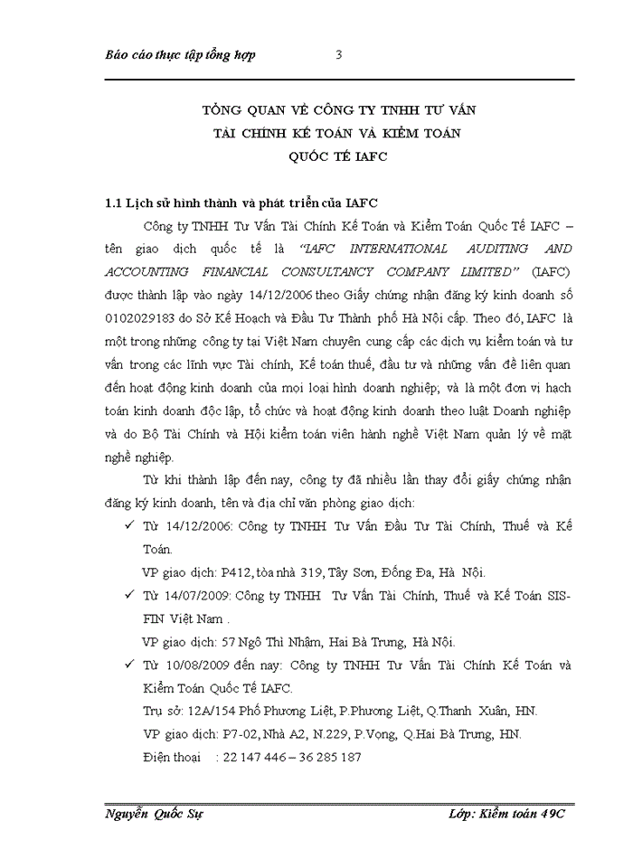 image for page Đặc điểm tổ chức Kiểm toán của Công ty Trách nhiệm Hữu hạn tư vấn tài chính Kế toán và Kiểm toán Quốc tế IAFC