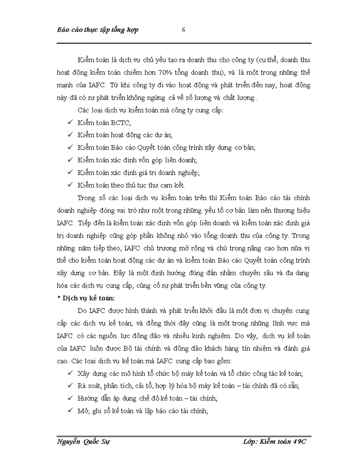 image for page Đặc điểm tổ chức Kiểm toán của Công ty Trách nhiệm Hữu hạn tư vấn tài chính Kế toán và Kiểm toán Quốc tế IAFC