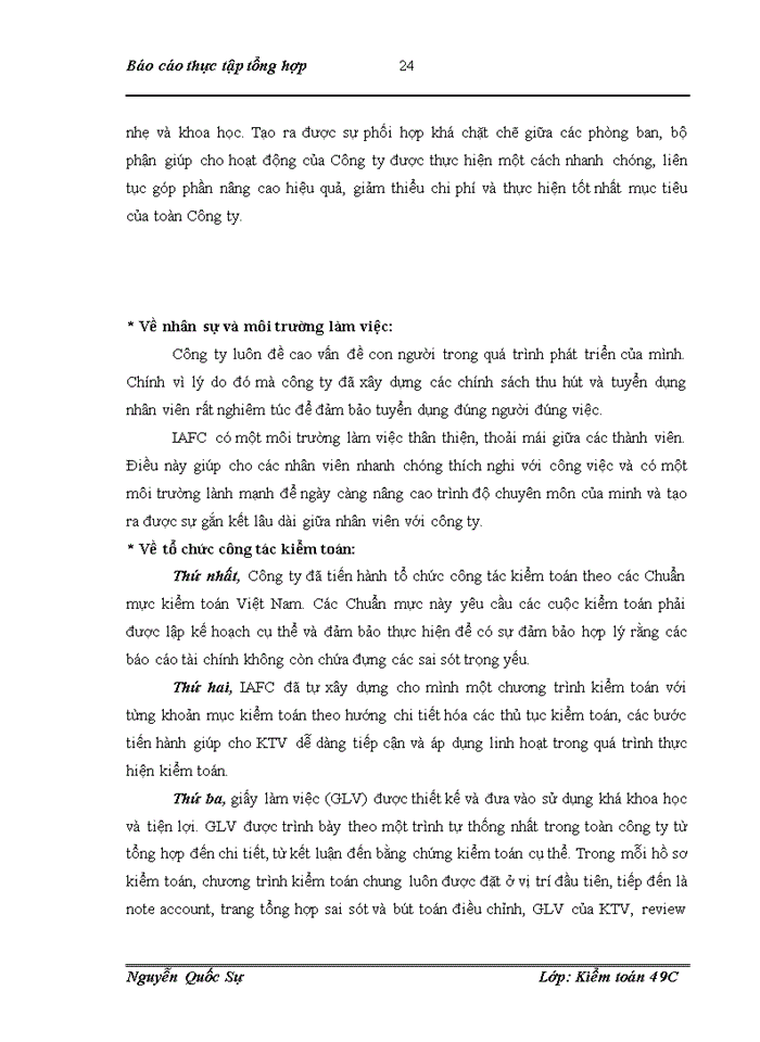 image for page Đặc điểm tổ chức Kiểm toán của Công ty Trách nhiệm Hữu hạn tư vấn tài chính Kế toán và Kiểm toán Quốc tế IAFC