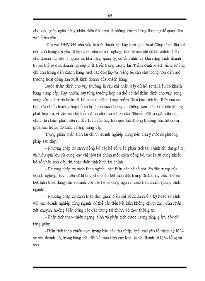 image for page Hoàn thiện công tác thẩm định cho vay Doanh nghiệpVvàN tại Ngân hàng Nông nghiệp và Phát triển Nông thôn huyện Quảng Trạch