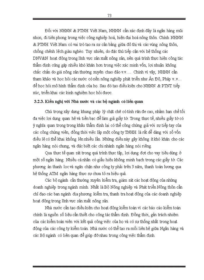 image for page Hoàn thiện công tác thẩm định cho vay Doanh nghiệpVvàN tại Ngân hàng Nông nghiệp và Phát triển Nông thôn huyện Quảng Trạch