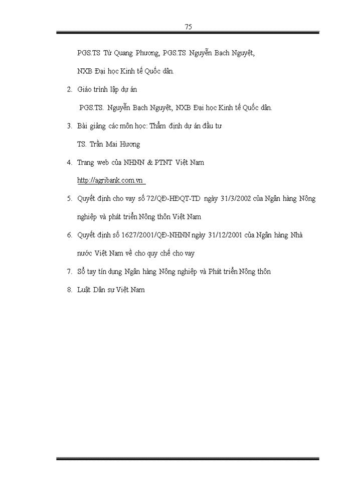 image for page Hoàn thiện công tác thẩm định cho vay Doanh nghiệpVvàN tại Ngân hàng Nông nghiệp và Phát triển Nông thôn huyện Quảng Trạch