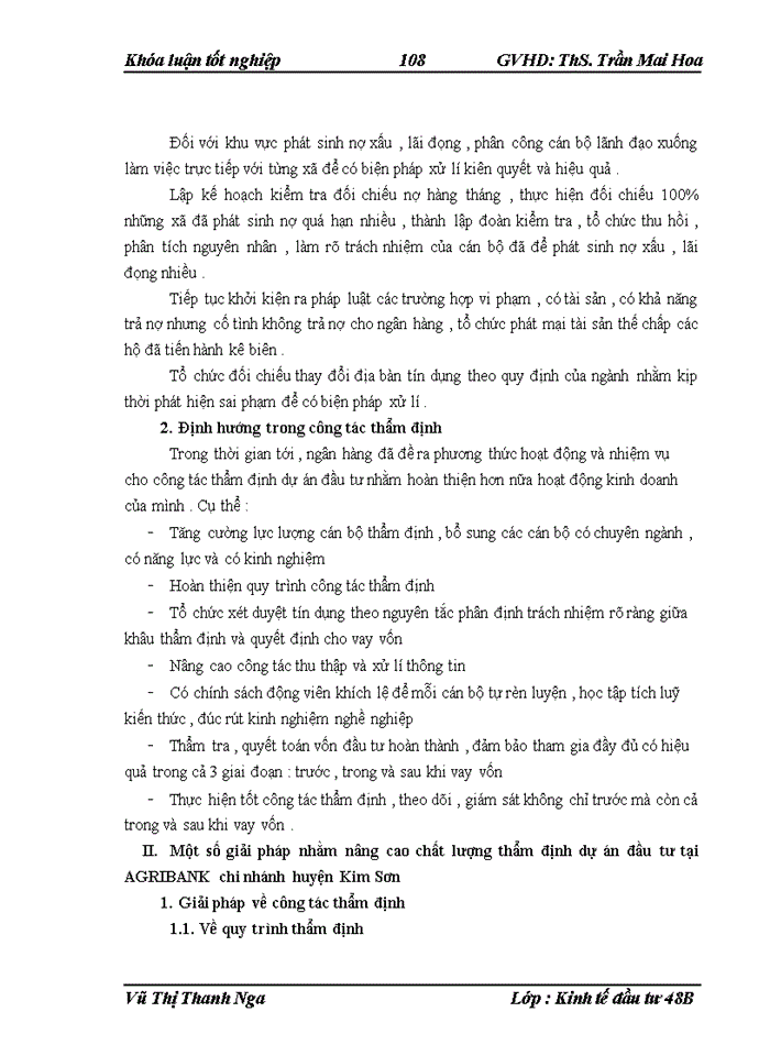 image for page THS Hoàn thiện công tác thẩm định dự án đầu tư trong hoạt động cho vay đối với các doanh nghiệp tại Ngân hàng Nông nghiệp và Phát triển Nông thônViệt Nam chi nhánh huyện Kim Sơn tỉnh Ninh Bình