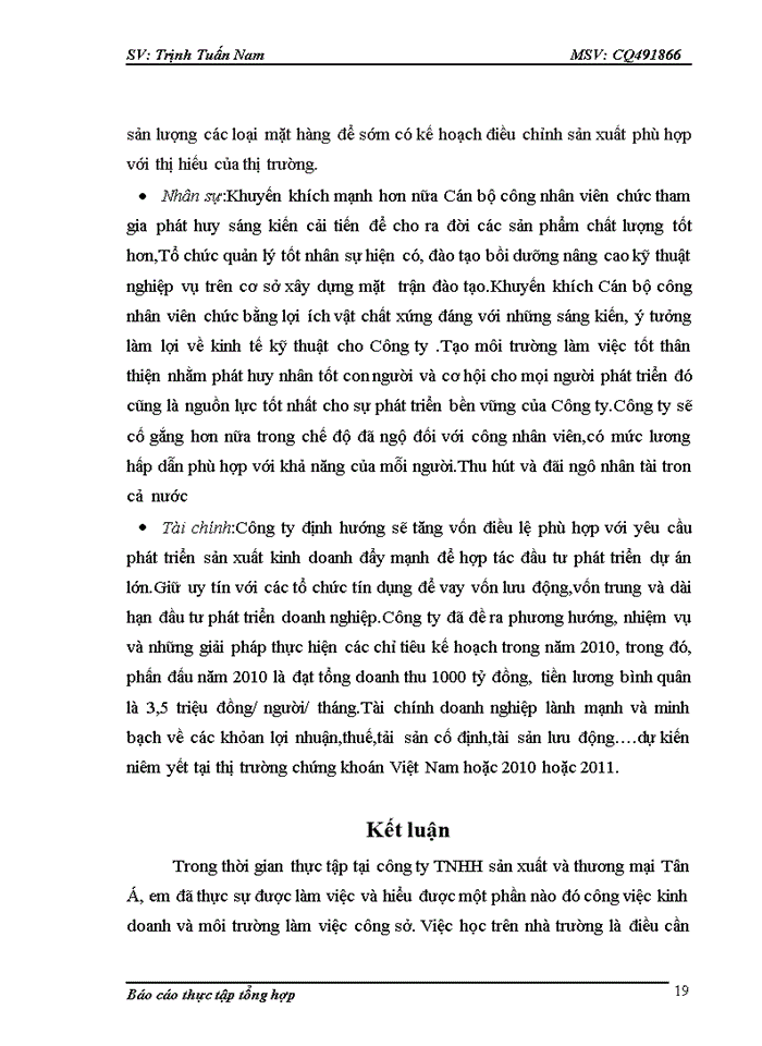 image for page Báo cáo thực tập tại Công ty Trách nhiệm Hữu hạn Sản xuất và Thương mại Tân Á