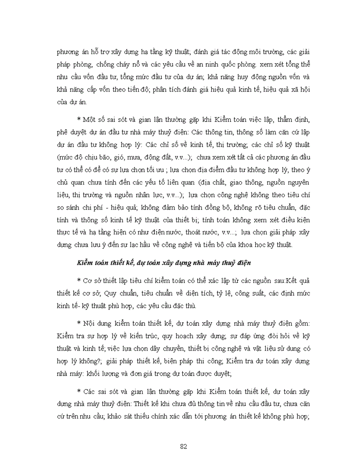 image for page THS Vận dụng Kiểm toán hoạt động vào Kiểm toán đầu tư Xây dựng cơ bản nhà máy thuỷ điện do Kiểm toán nhà nước thực hiện