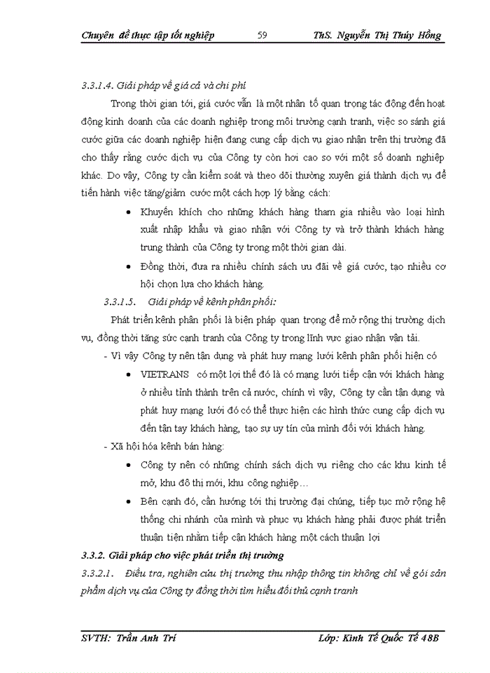 image for page Hoạt động giao nhận hàng hóa quốc tế bằng đường biển tại Công ty giao nhận kho vận ngoại thương - VIETRANS