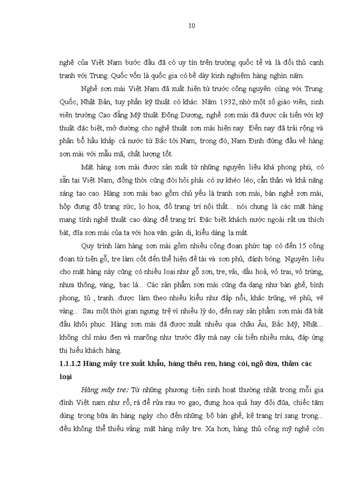image for page Hoạt động Xuất khẩu hàng thủ công mỹ nghệ của Công ty Trách nhiệm Hữu hạn Trần Gia
