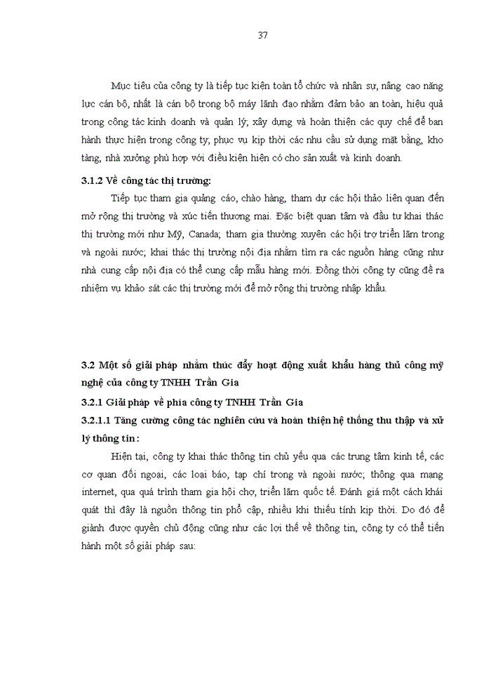 image for page Hoạt động Xuất khẩu hàng thủ công mỹ nghệ của Công ty Trách nhiệm Hữu hạn Trần Gia