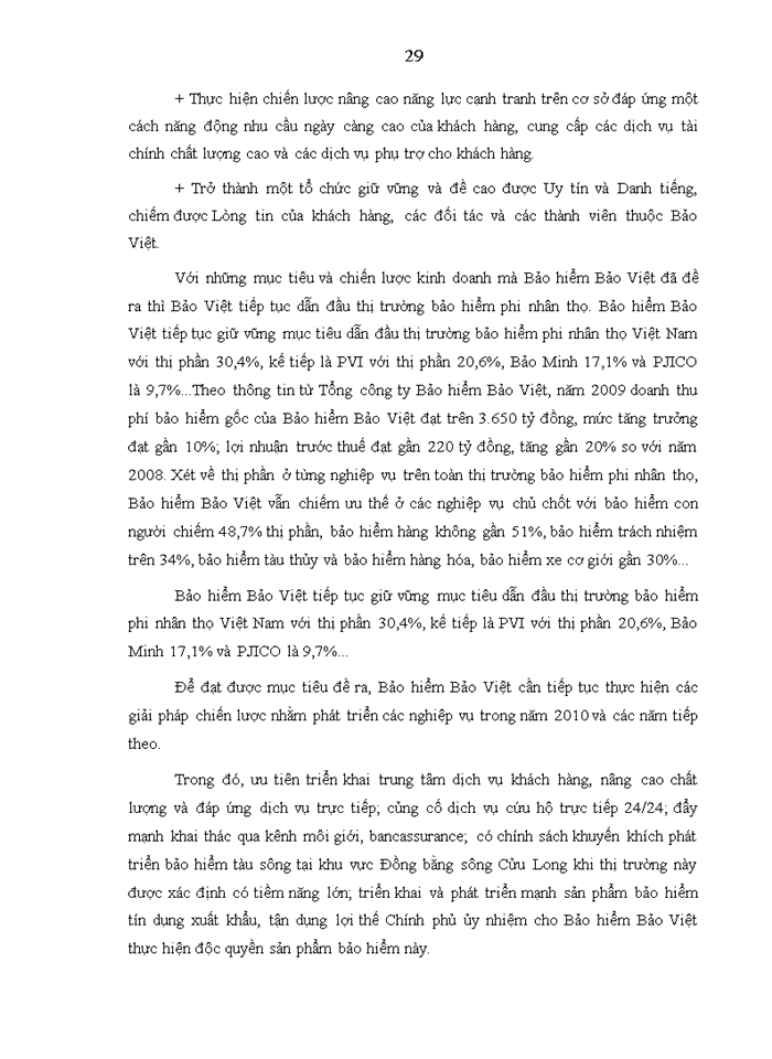image for page THS Chiến lược kinh doanh dịch vụ Bảo hiểm của Tổng Công ty cổ phần Bảo hiểm Dầu khí Việt Nam đến năm 2015