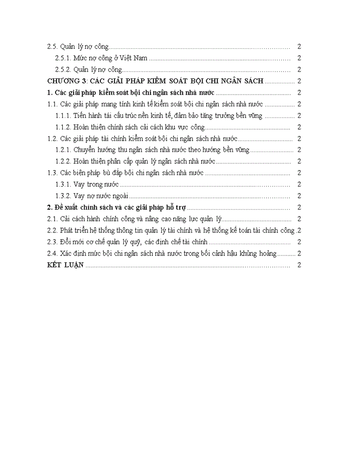 image for page Bội chi ngân sách nhà nước và thực trạng bội chi ngân sách nhà nước ở Việt Nam hiện nay