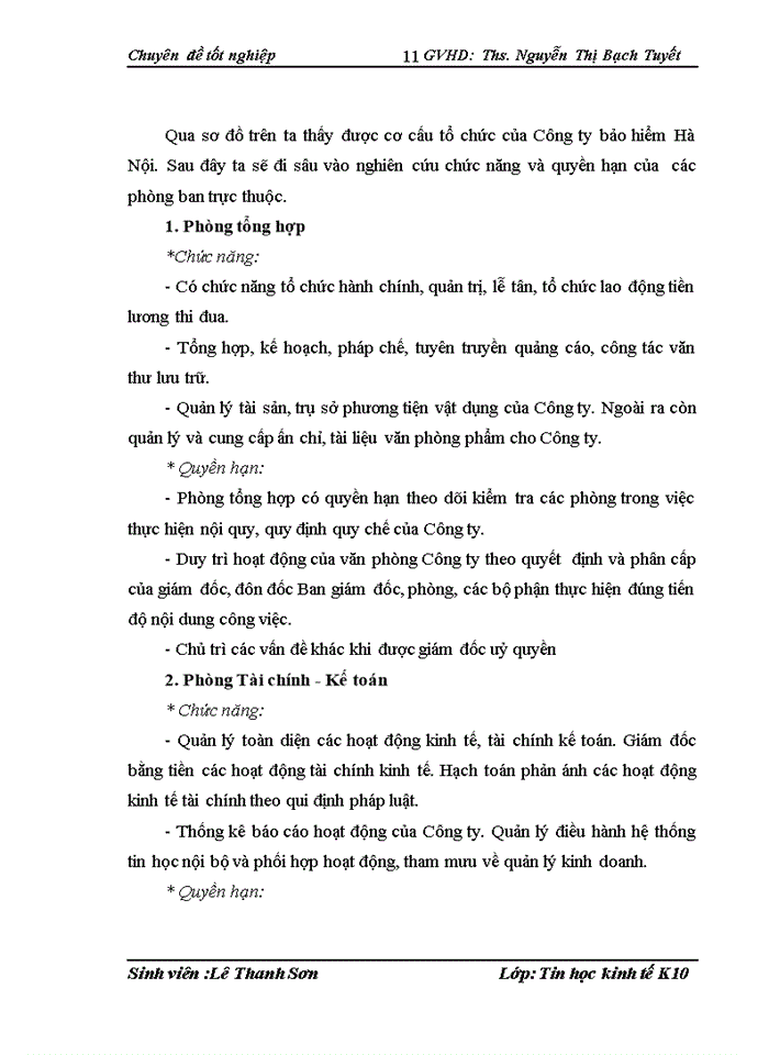 image for page Xây dựng HTTT quản lý nhân sự tại phòng Quản lý Đại lý của Công ty Bảo Việt Hà Nội