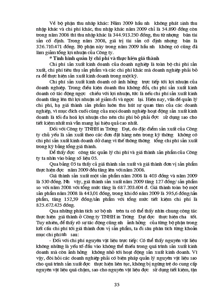 image for page Lợi nhuận và các giải pháp tăng lợi nhuận tại Công ty Trách nhiệm Hữu hạn in Trường Đạt