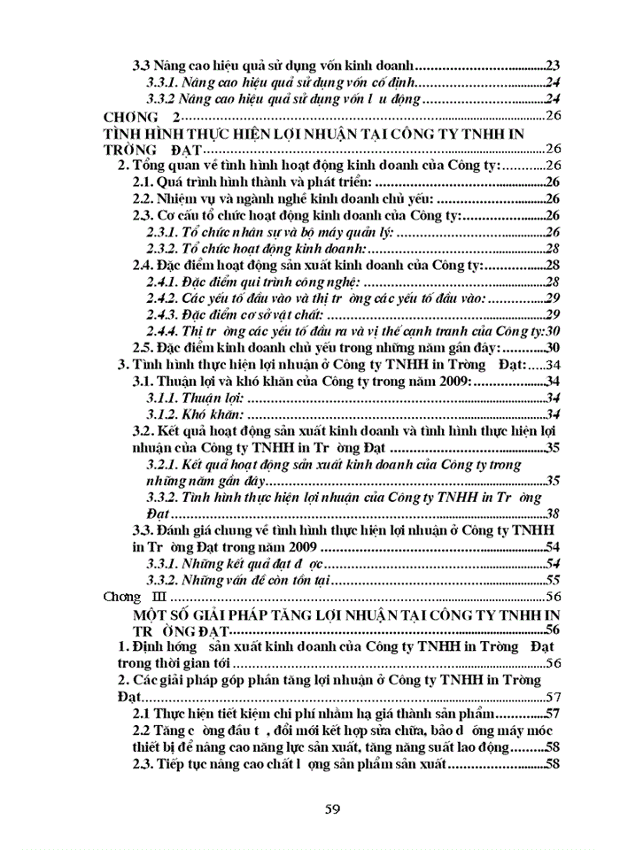 image for page Lợi nhuận và các giải pháp tăng lợi nhuận tại Công ty Trách nhiệm Hữu hạn in Trường Đạt