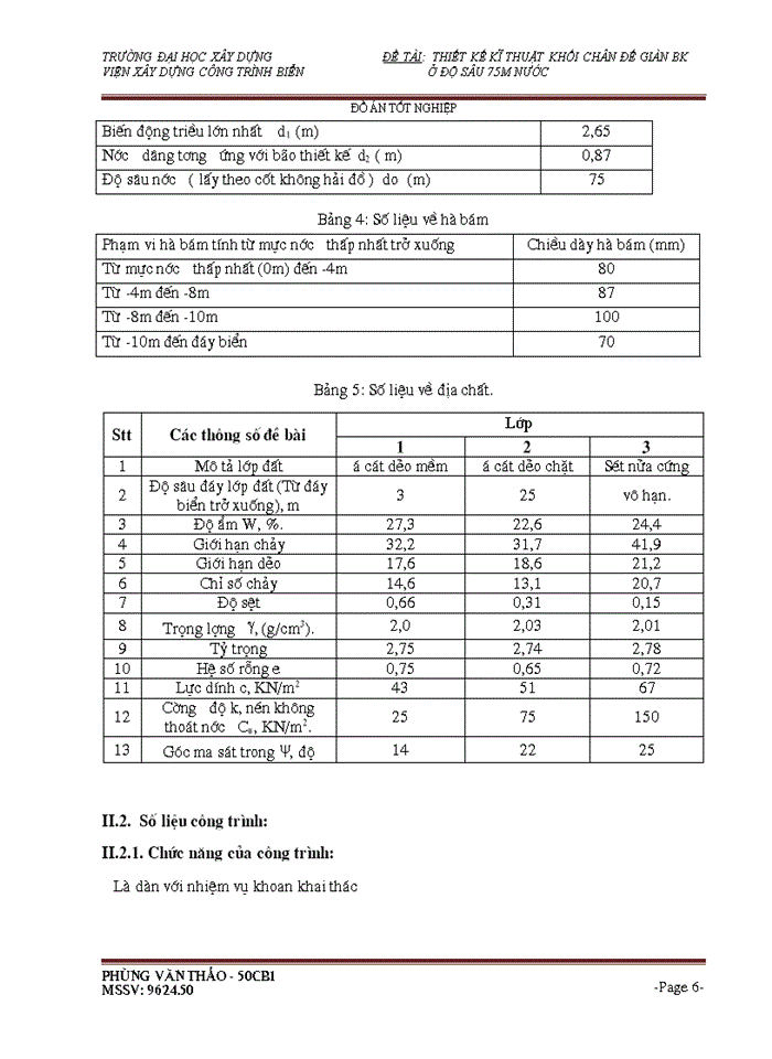 image for page THS Thiết kế kĩ thuật khối chân đế giàn BK Viện Xây dựng Công trình Biển ở độ sâu 75m nước