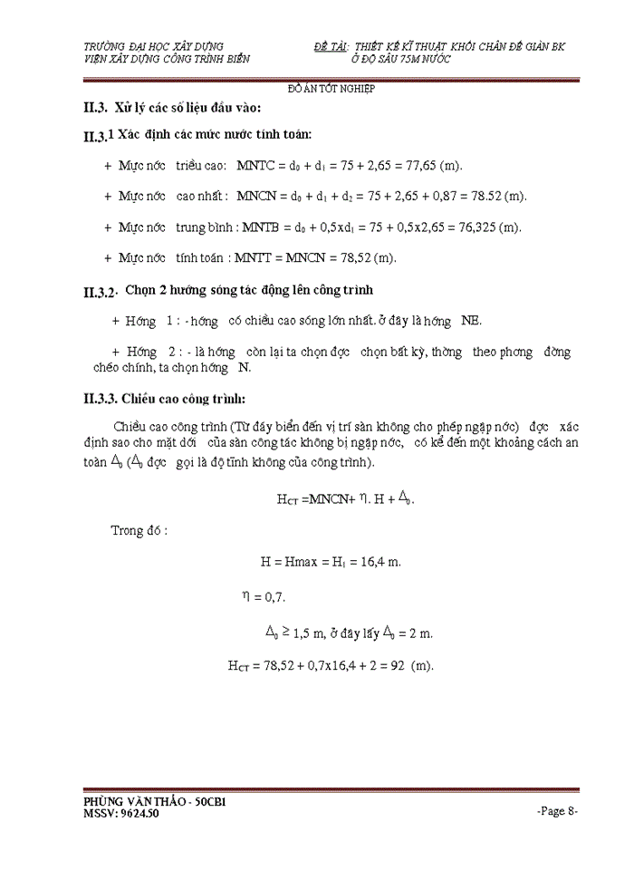 image for page THS Thiết kế kĩ thuật khối chân đế giàn BK Viện Xây dựng Công trình Biển ở độ sâu 75m nước