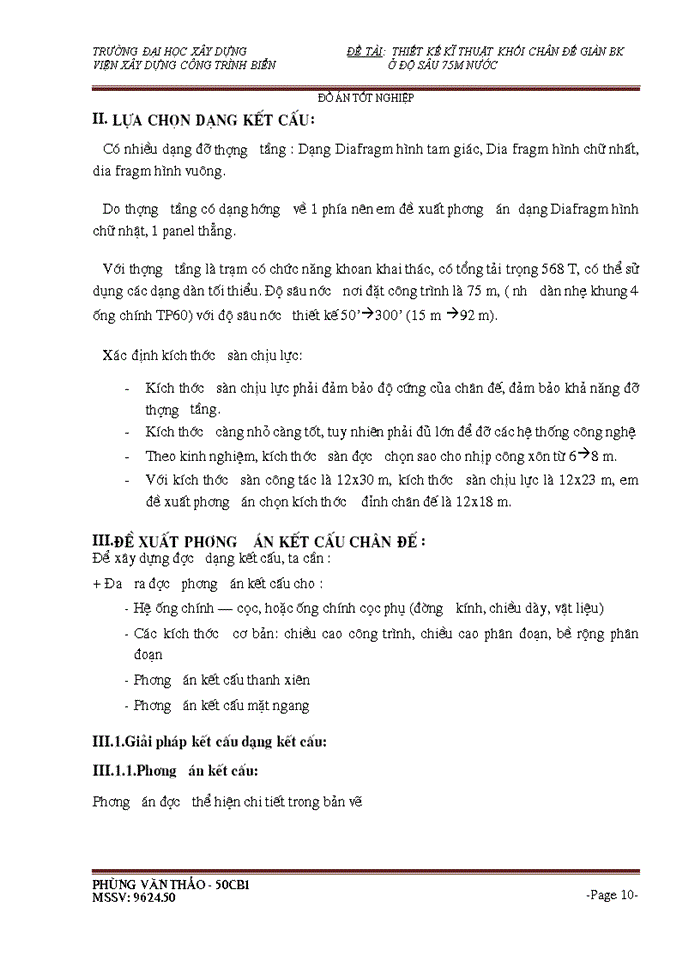 image for page THS Thiết kế kĩ thuật khối chân đế giàn BK Viện Xây dựng Công trình Biển ở độ sâu 75m nước