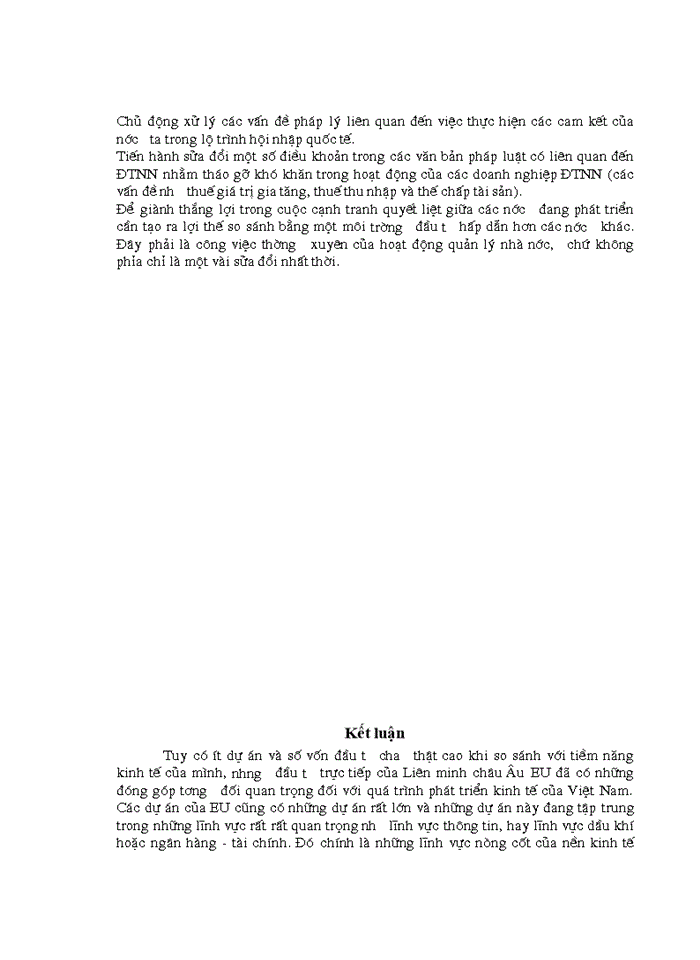 image for page Đầu tư trực tiếp của EU vào Việt Nam thực trạng và triển vọng