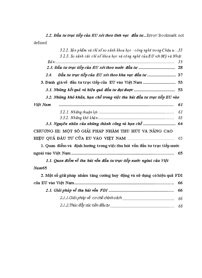 image for page Đầu tư trực tiếp của EU vào Việt Nam thực trạng và triển vọng