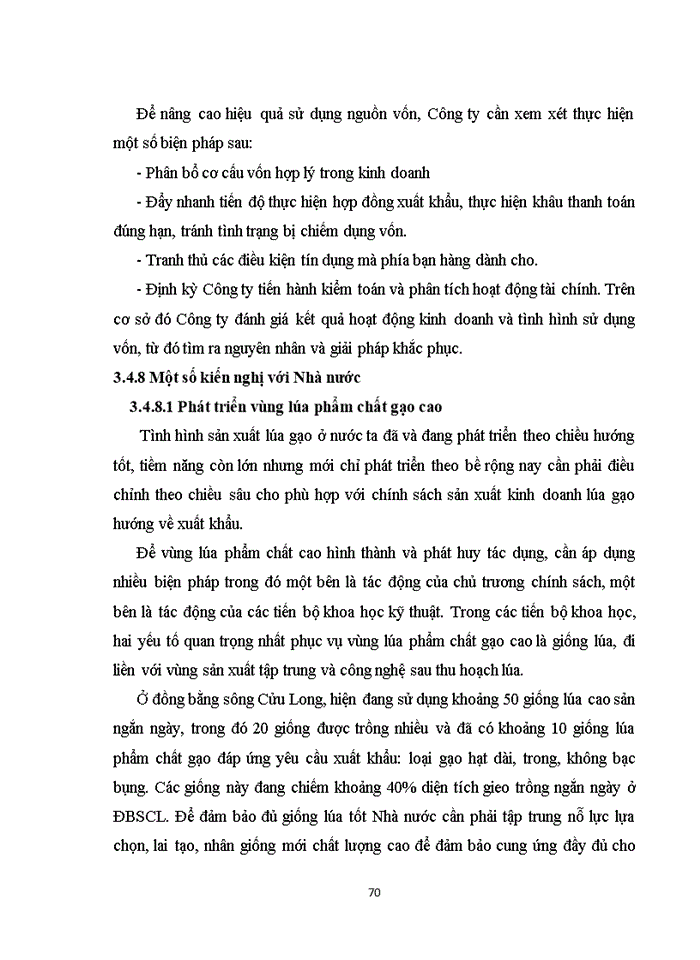 image for page Nâng cao hiệu quả Xuất khẩu mặt hàng gạo tại Công ty minh hà