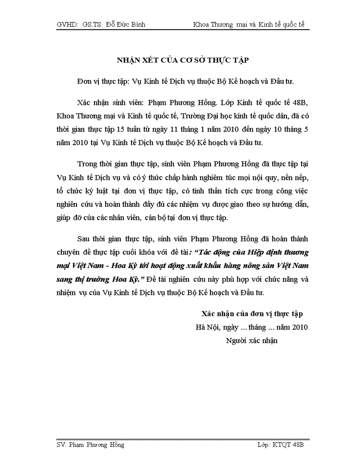 image for page Tác động của Hiệp định Thương mại Việt Nam - Hoa Kỳ tới hoạt động Xuất khẩu hàng nông sản Việt Nam sang thị trường Hoa Kỳ