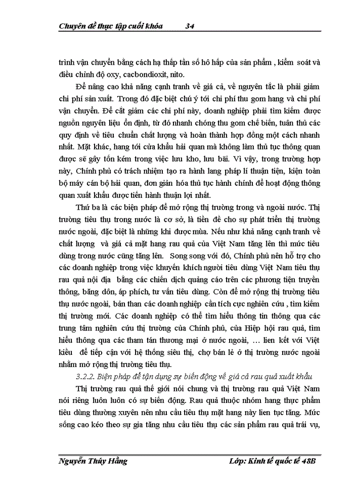 image for page Đẩy mạnh Xuất khẩu mặt hàng rau quả của Việt Nam