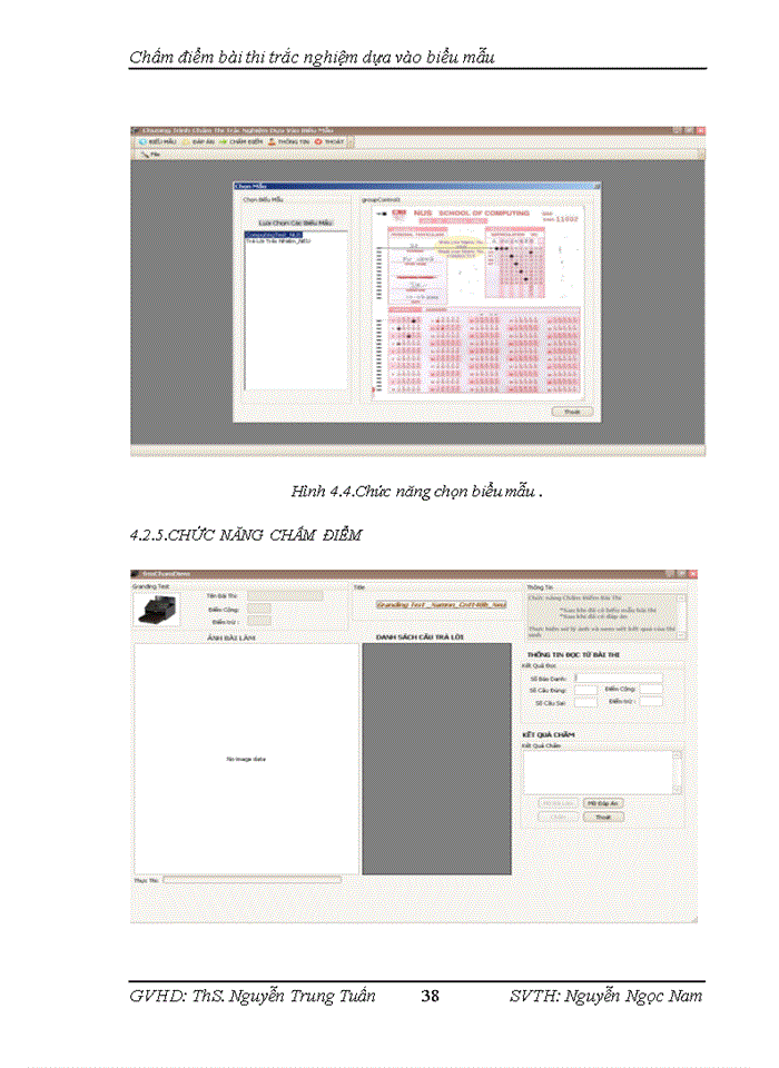 image for page Chấm điểm bài thi trắc nghiệm dựa vào biểu mẫu
