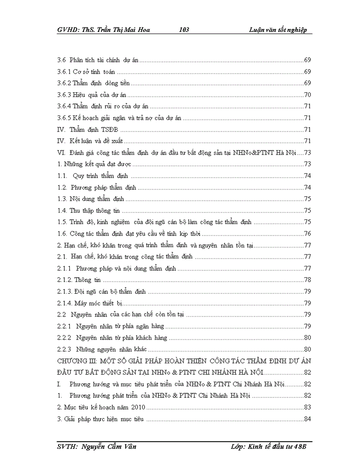 image for page THS Thực trạng và giải pháp hoàn thiện công tác thẩm định các dự án đầu tư vào lĩnh vực Bất động sản tại Ngân hàng Nông nghiệp và Phát triển Nông thôn chi nhánh Hà Nội