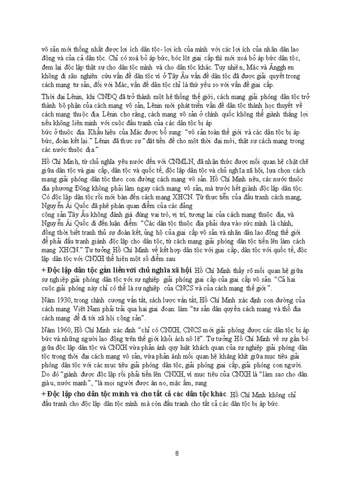 image for page Biện chứng giữa vấn đề dân tộc và giai cấp trong tư tưởng Hồ Chí Minh