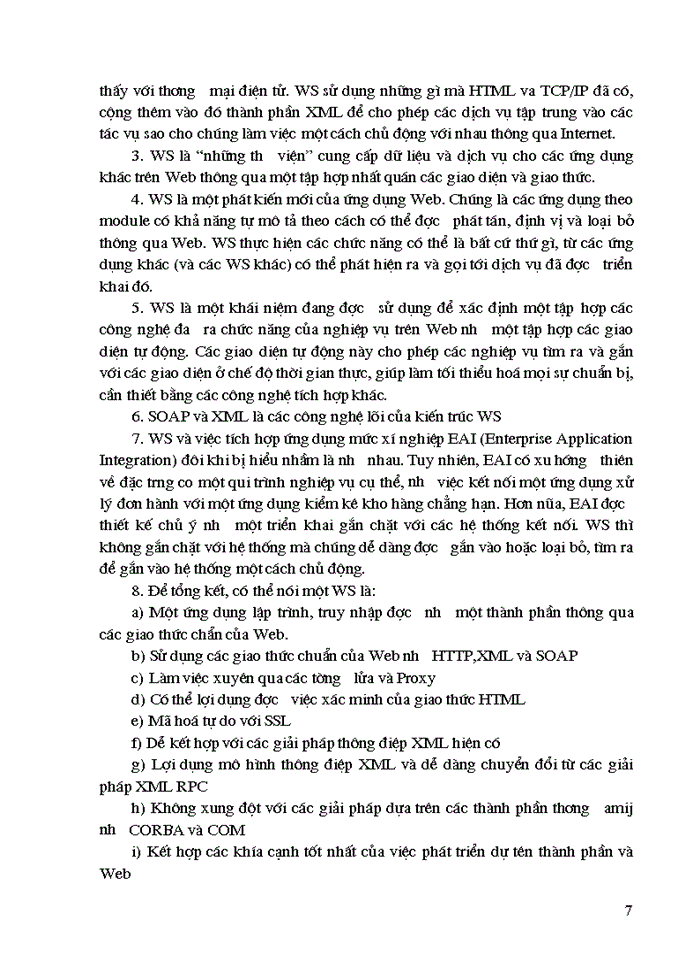 image for page Tổng quan kiến trúc hệ thống và mô hinh ứng dụng dịch vụ web services trên thé giới