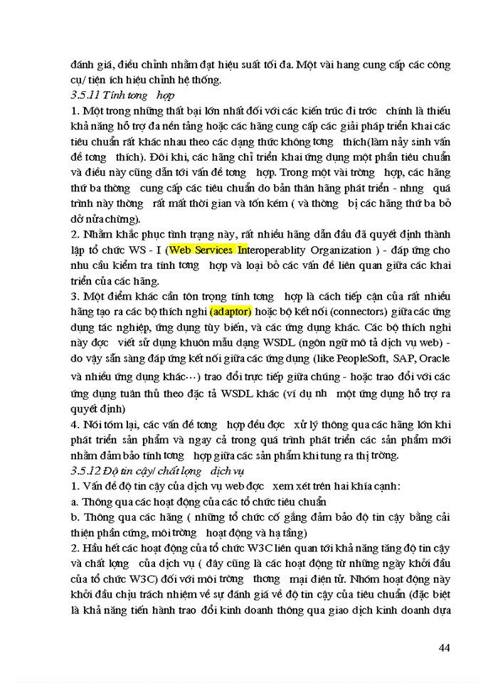 image for page Tổng quan kiến trúc hệ thống và mô hinh ứng dụng dịch vụ web services trên thé giới