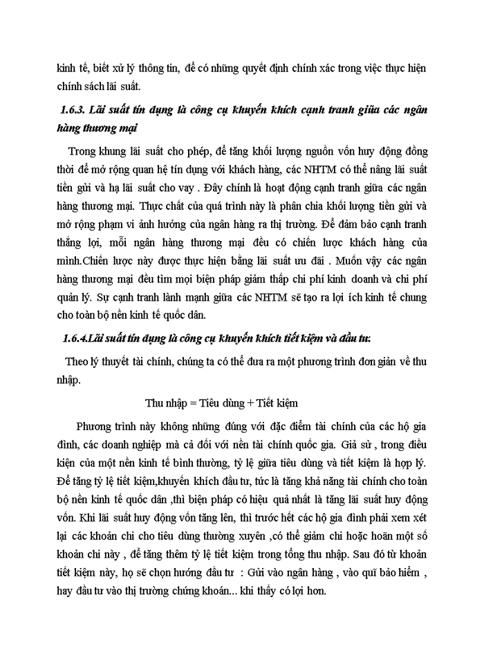 image for page Lãi suất tín dụng Ngân Hàng và sự điều hành lãi suất của ngân hàng nhà nước Việt Nam