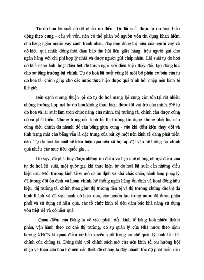 image for page Lãi suất tín dụng Ngân Hàng và sự điều hành lãi suất của ngân hàng nhà nước Việt Nam