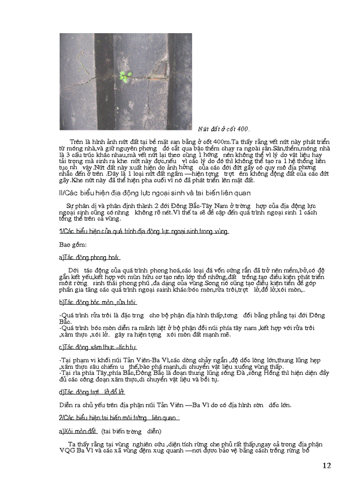 image for page Báo cáo tổng hợp Vườn Quốc gia Ba Vì