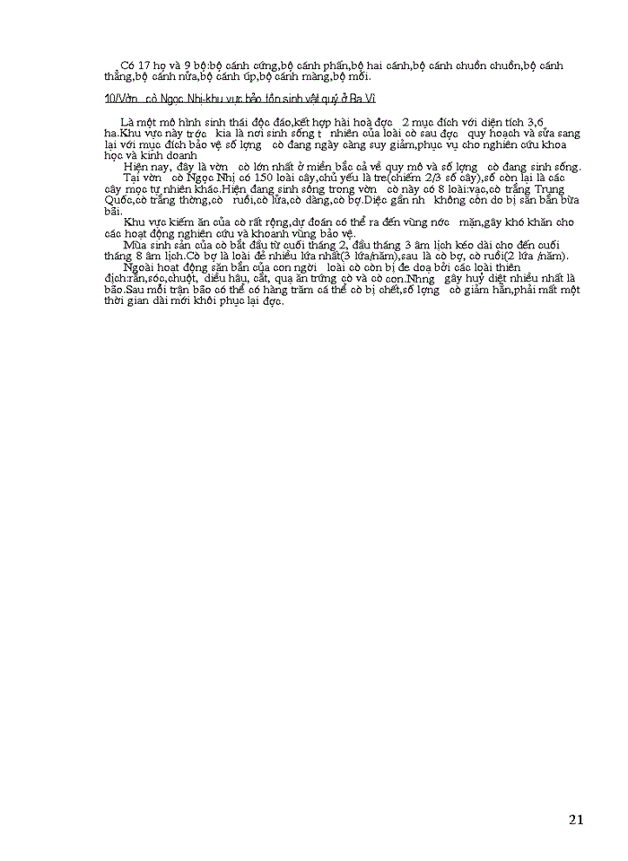 image for page Báo cáo tổng hợp Vườn Quốc gia Ba Vì