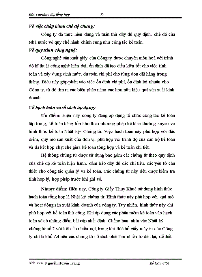 image for page Báo cáo thực tập tổng hợp Công ty Trách nhiệm Hữu hạn Nhà nước một thành viên Giầy Thụy Khuê