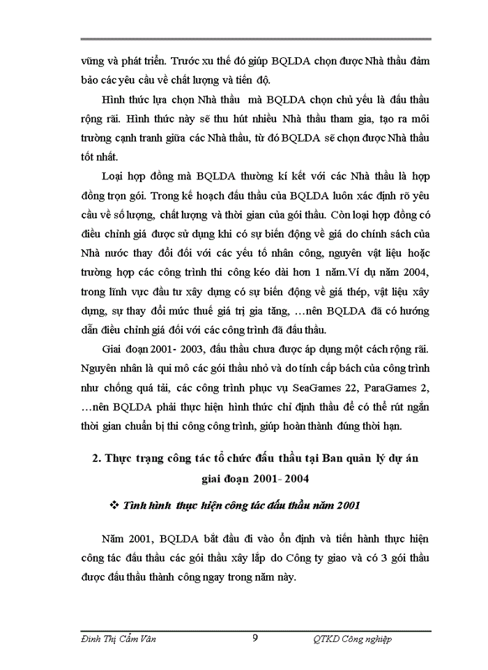 image for page Thực trạng công tác tổ chức đấu thầu tại ban quản lý dự án lưới điện Hà Nội