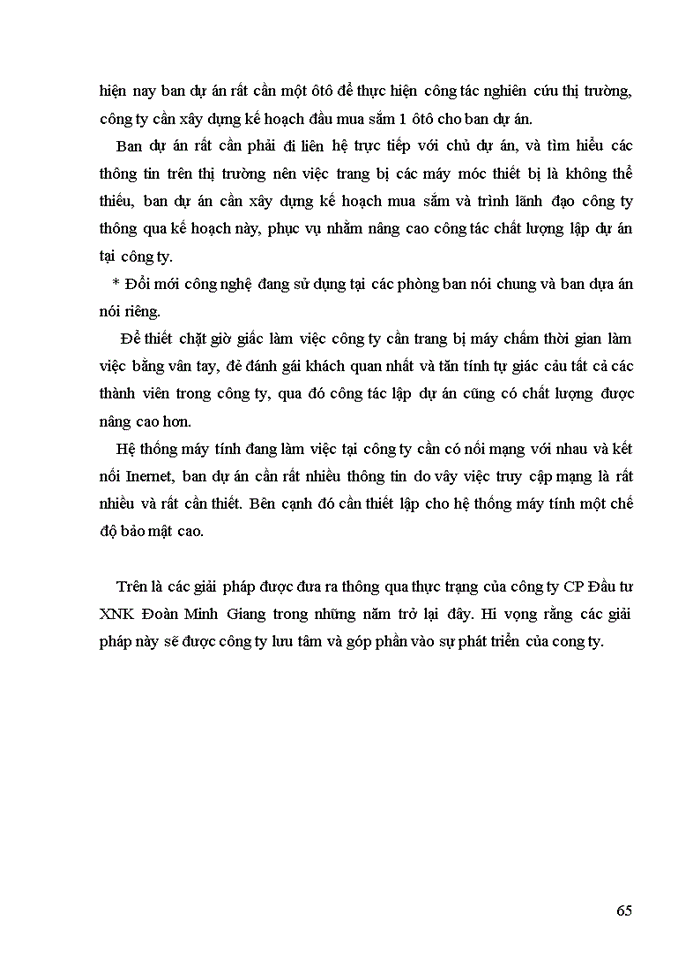 image for page Thực trạng công tác lập dự án tại Công ty cổ phần đầu tư và Thương mại thủ đô