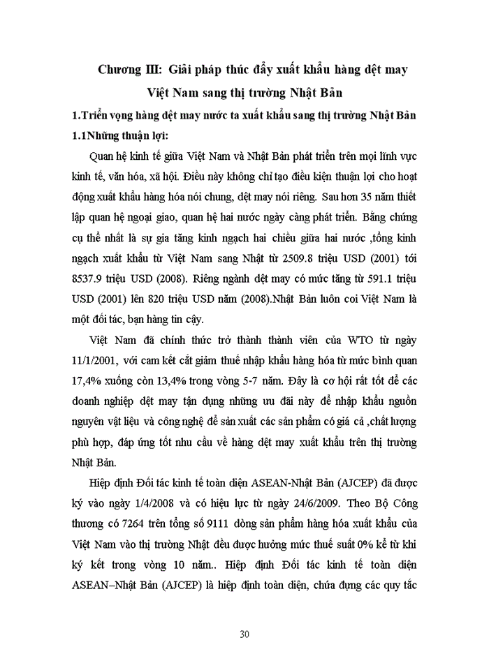 image for page Giải pháp thúc đẩy Xuất khẩu hàng dệt may Việt Nam sang thị trường Nhật Bản