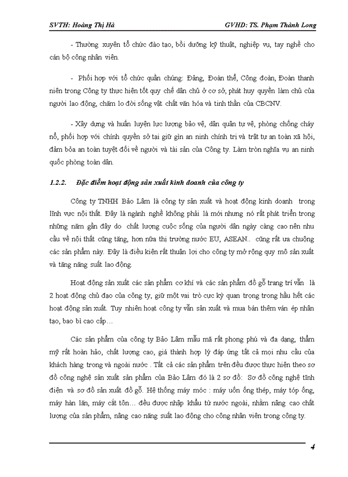 image for page Tổ chức bộ máy Kế toán và hệ thống Kế toán tại Công ty Trách nhiệm Hữu hạn bảo lâm