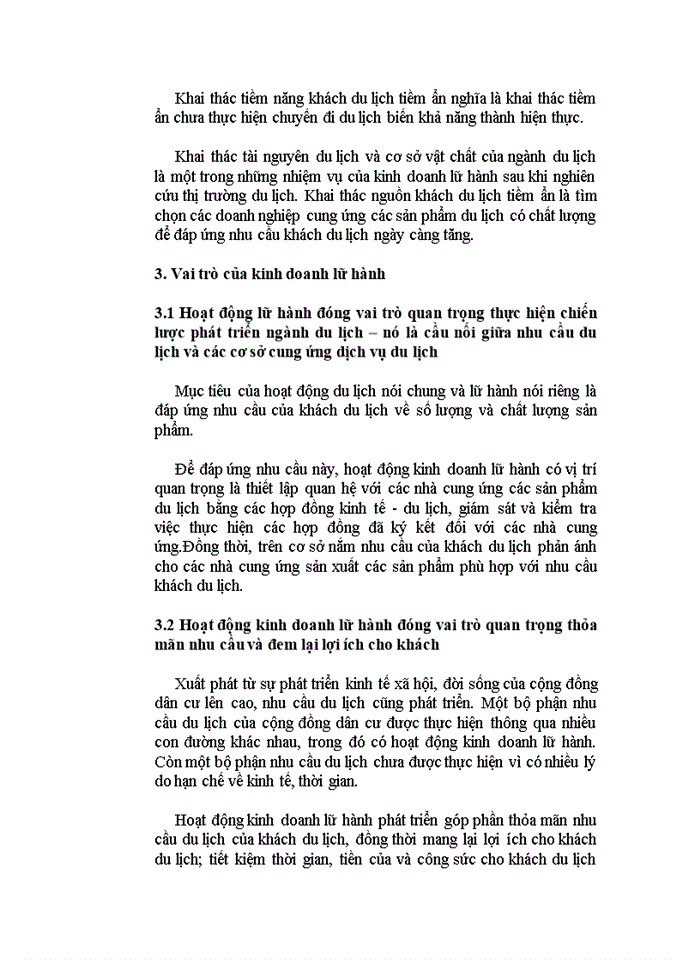 image for page Thực trạng và giải pháp thu hút khách du lịch tại Công ty du lịch và Thương mại quốc tế vinatour