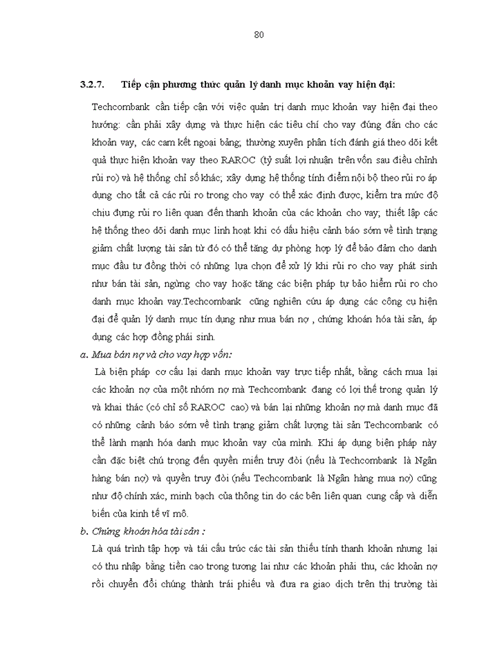 image for page Quản trị rủi ro trong hoạt động cho vay tại Ngân hàng Thương mại cổ phần kỹ thương Việt Nam